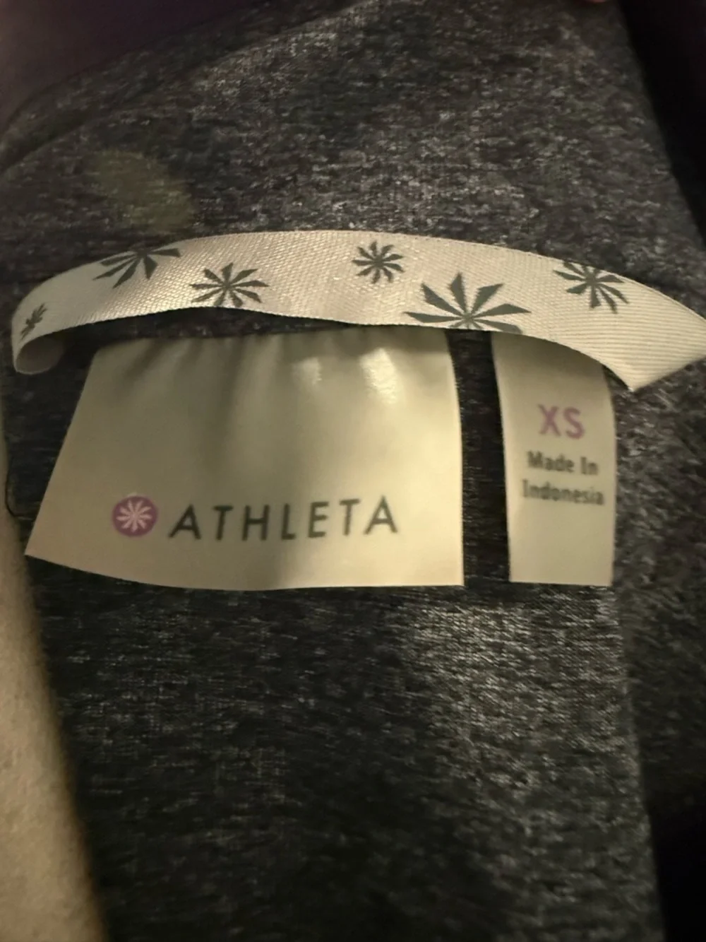 Athleta Purple Ruffle-Front Jacket - Picture 7 of 7